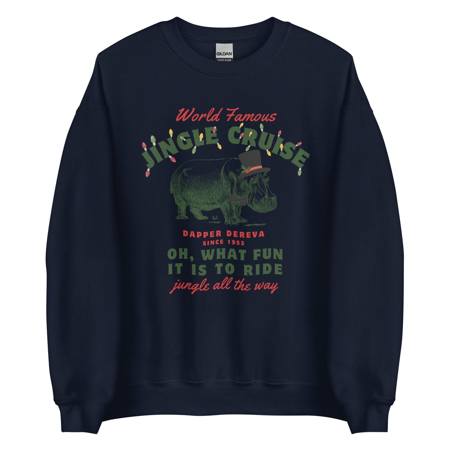 Jingle Cruise Sweatshirt, Disney Christmas Theme Park, Family Holiday