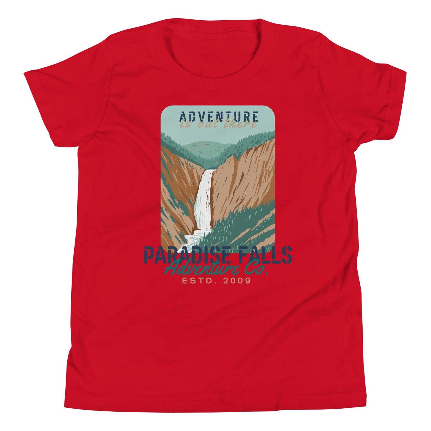 Adventure is Out There Youth Tee, Paradise Falls Design