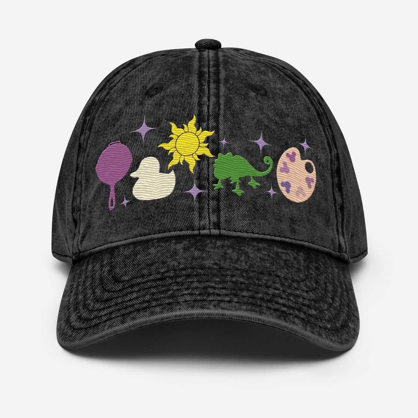 Disney Tangled Icon Hat, Embroidered Cotton Twill