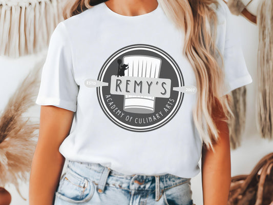 Remy's Academy Bella Canvas Shirt, Subtle Ratatouille Disney Family Tee
