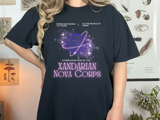 Nova Corps Comfort Colors T-Shirt: Guardians Disneyland Family Shirt