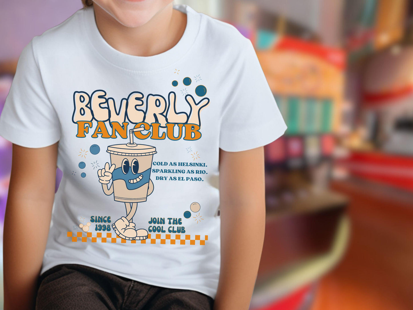 EPCOT Club Cool Beverly Youth Shirt, Trendy Disney Tee