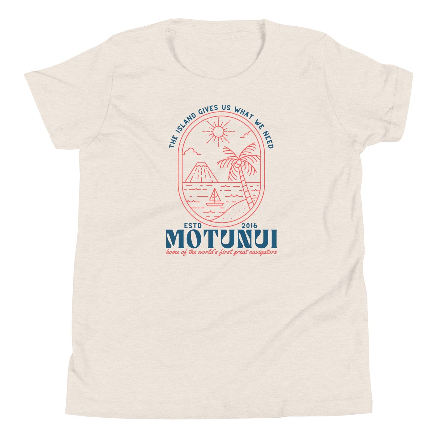 Motunui Moana Youth Shirt, Bella Canvas Family Tees