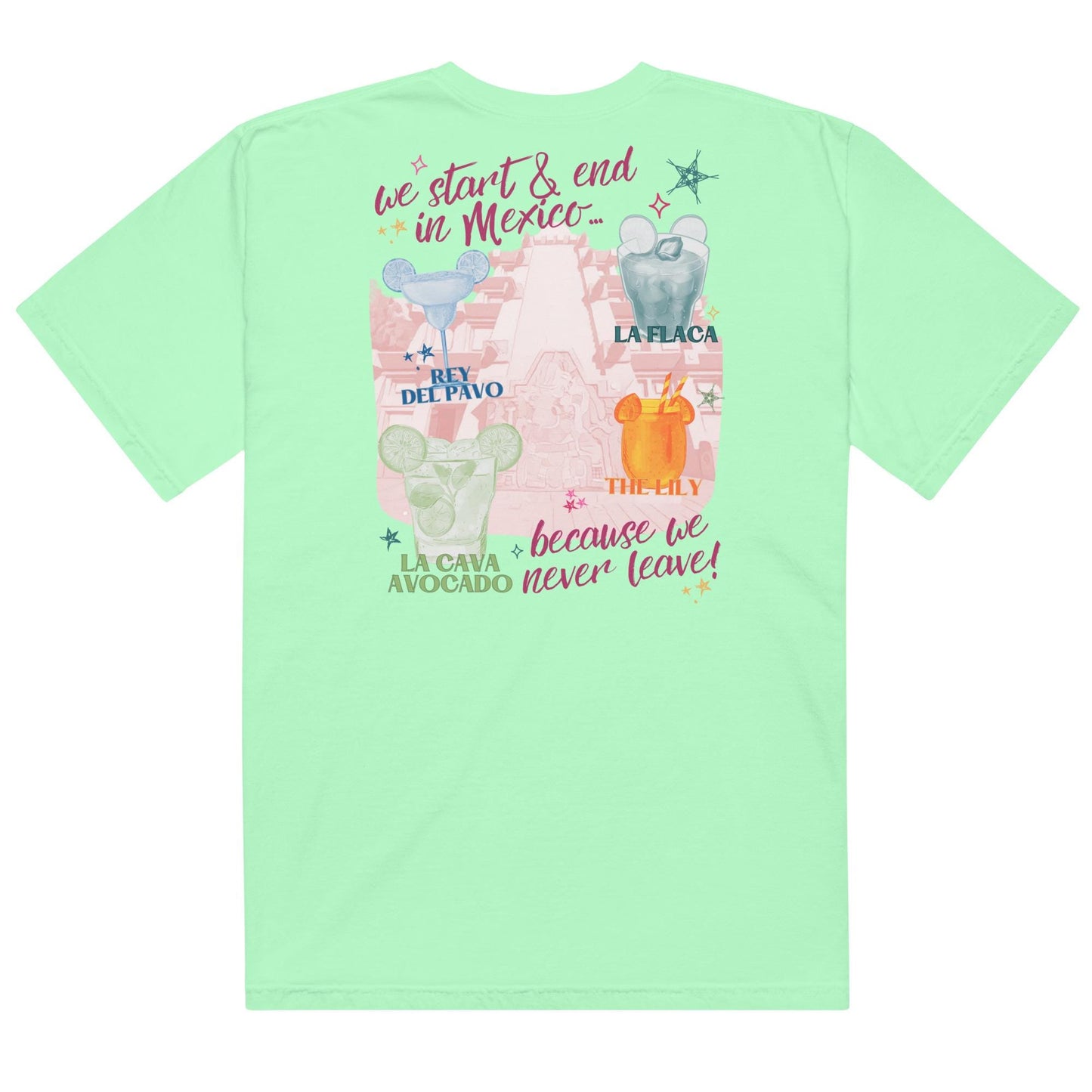 Margs Por Favor Comfort Colors Tee, Epcot Mexico Pavilion Shirt