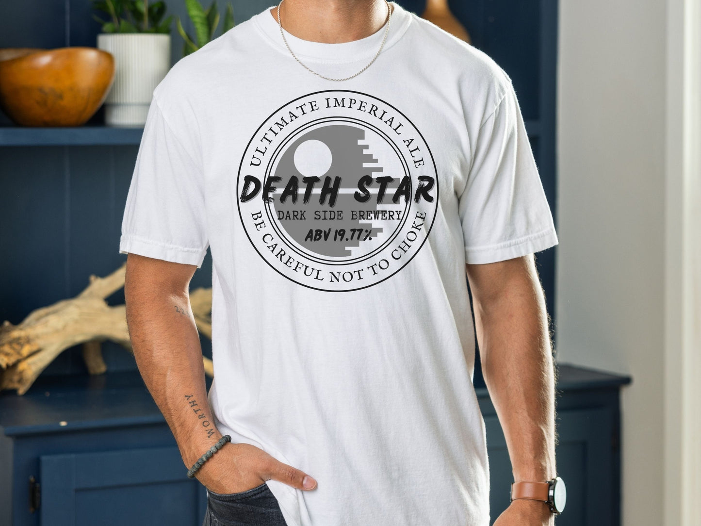 Death Star Dark Ale Shirt, Subtle Star Wars Disney Tee
