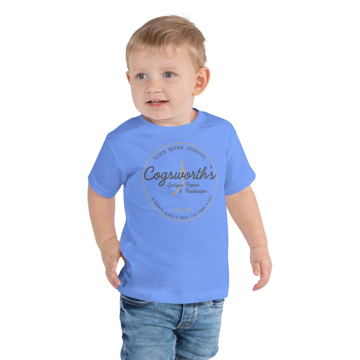 Cogsworth Beauty and The Beast Toddler T-Shirt
