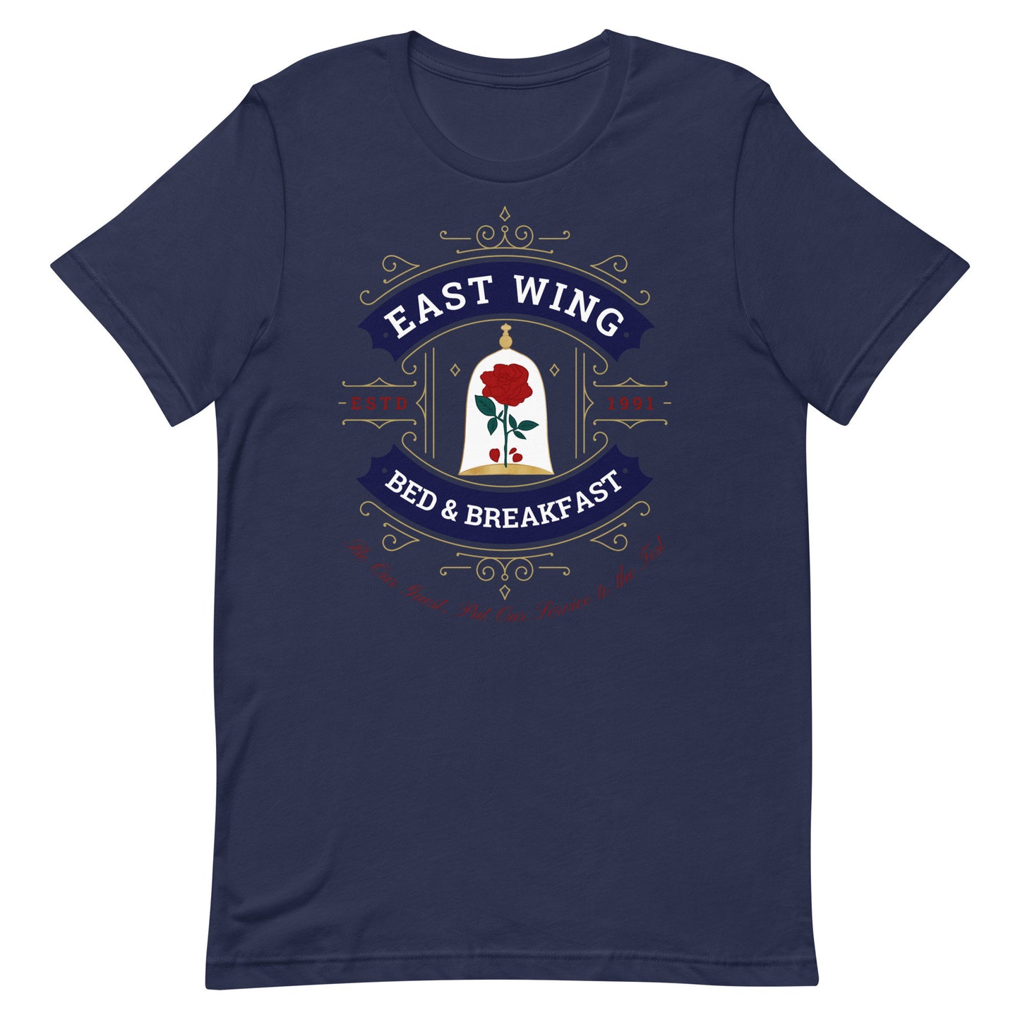 Be Our Guest Disney Shirt, East Wing Bed & Breakfast Bella Canvas Tee