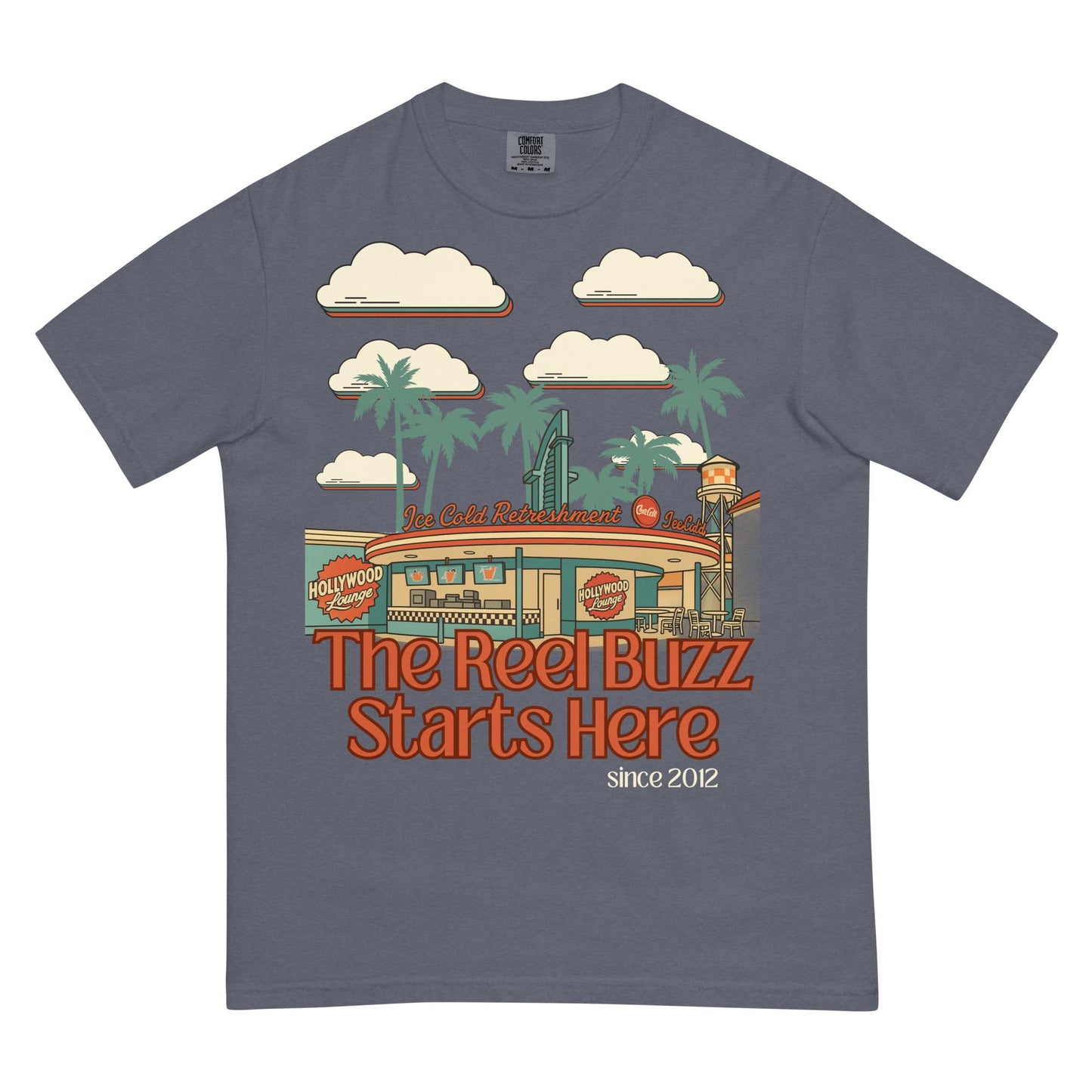 Retro Hollywood Lounge Comfort Colors Shirt, Disney Adult Tee