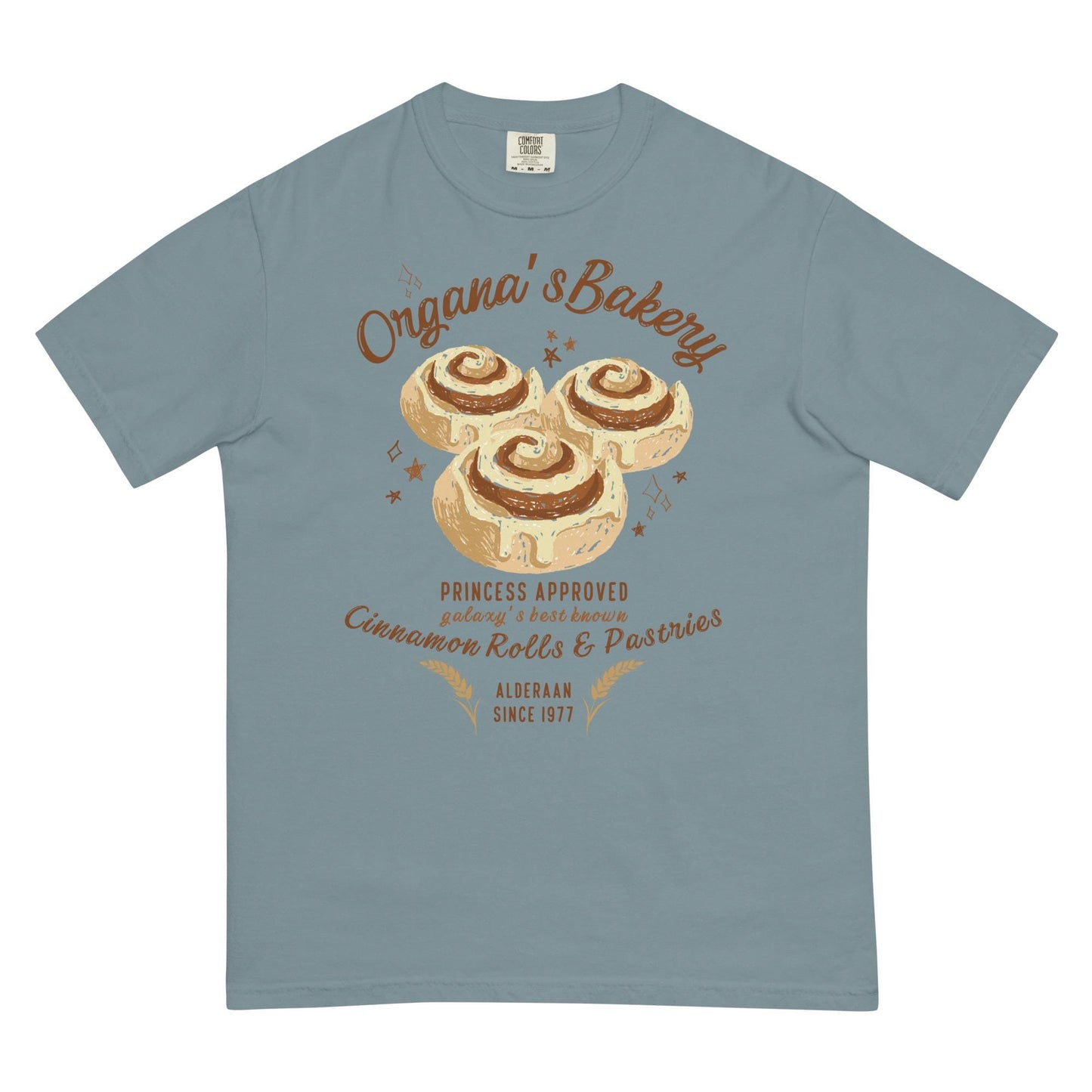 Princess Leia Cinnamon Rolls Comfort Colors Shirt