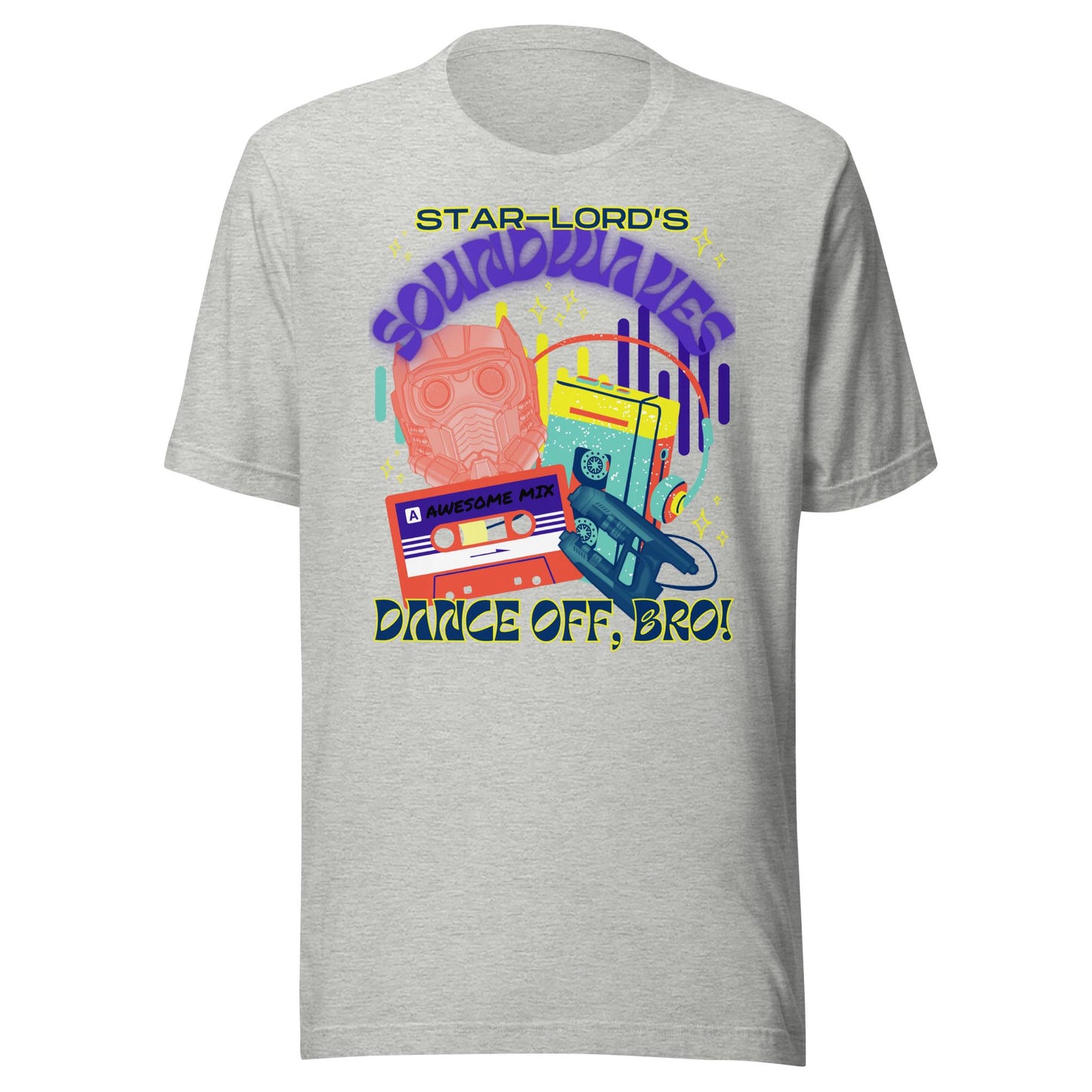 Star-Lord Soundwaves T-Shirt: Guardians of the Galaxy Bella Canvas Tee