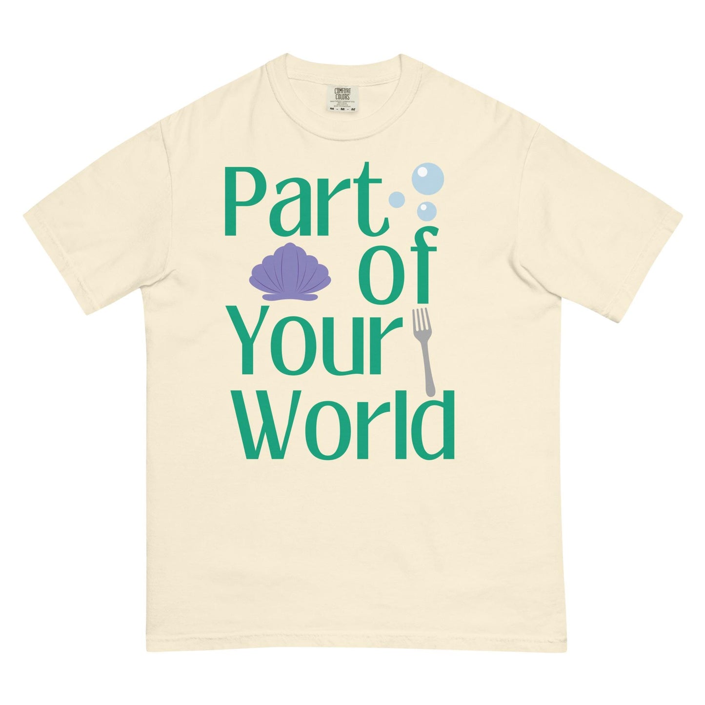 Little Mermaid Inspired Comfort Colors Shirt, Ariel Disney Princess Tee