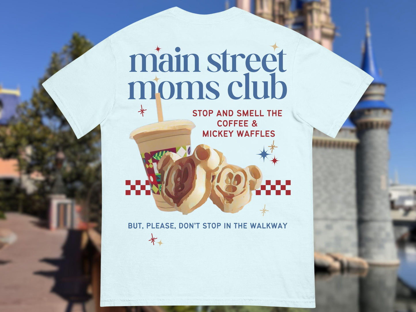 Main Street Moms Club™ Collection Comfort Colors Shirt, Disney Mom Shirt