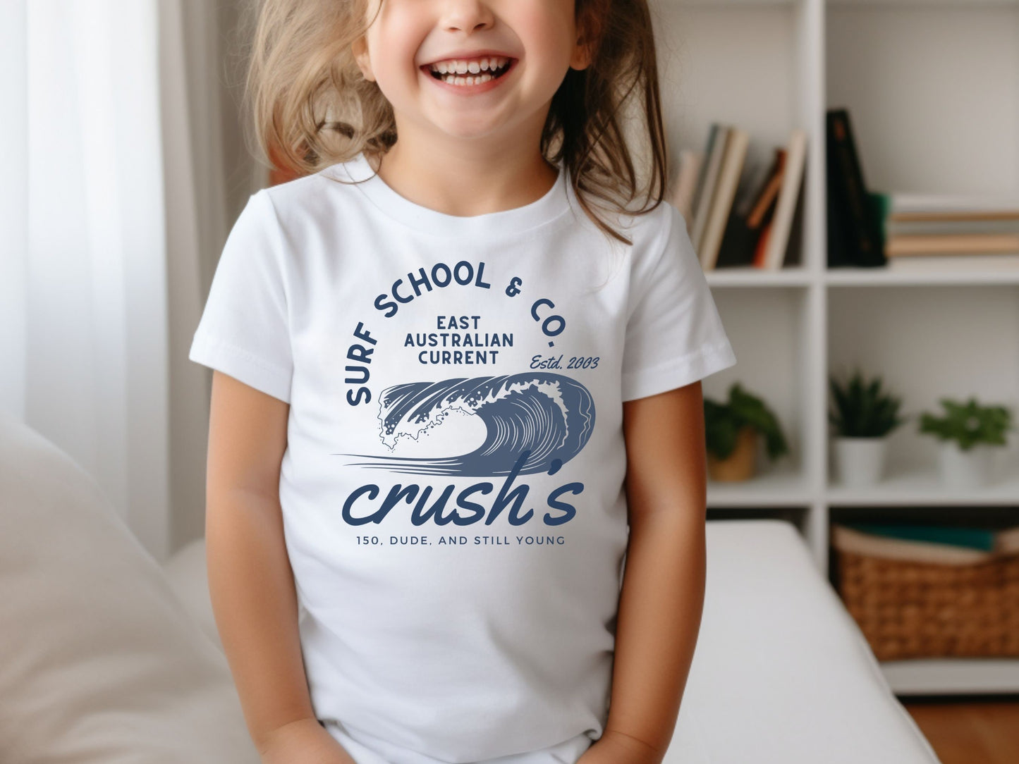Crush's Surf Company Toddler T-Shirt, Bella Canvas Disney Family Matching Shirt