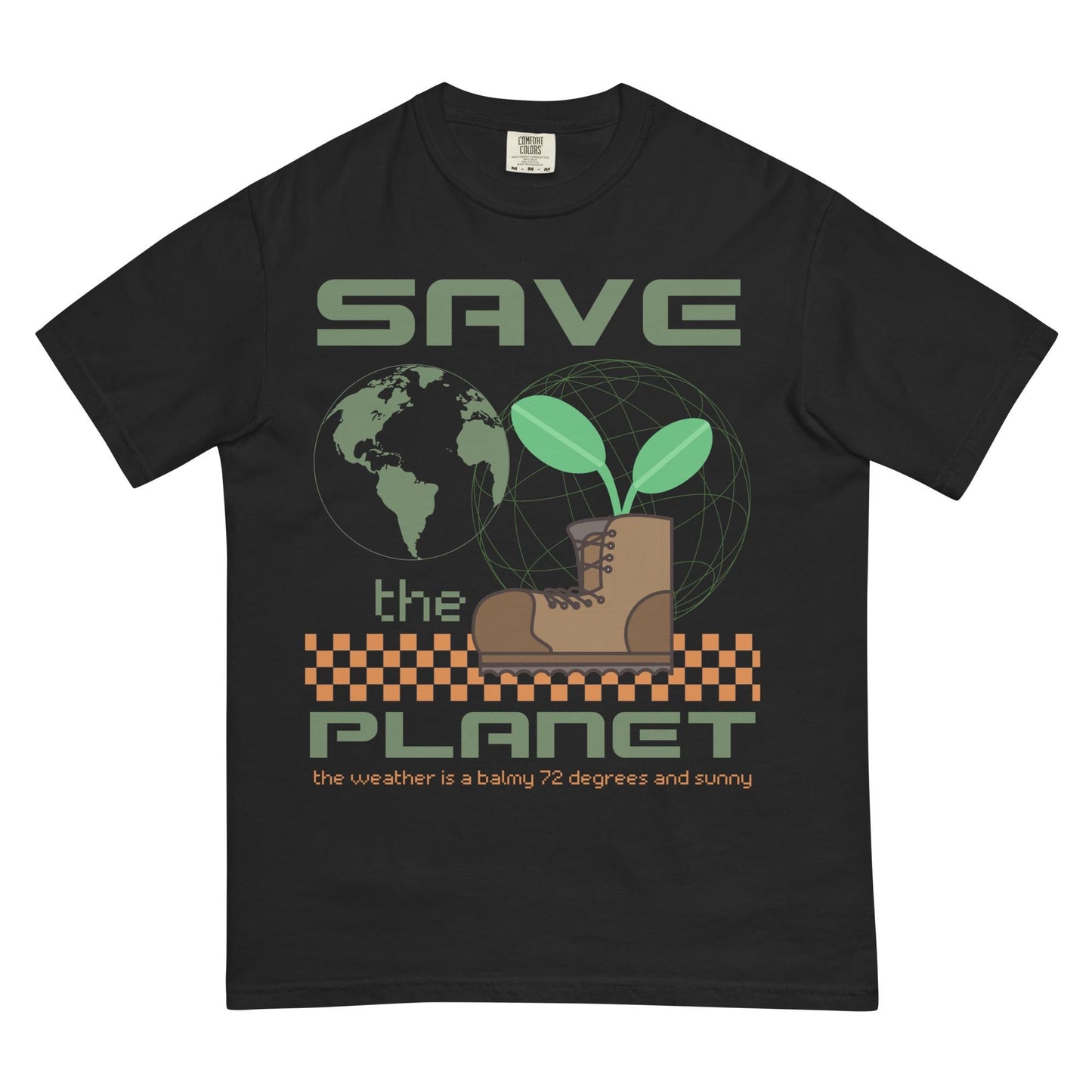 Wall-E Save the Planet Comfort Colors Shirt, Disney Pixar Tee