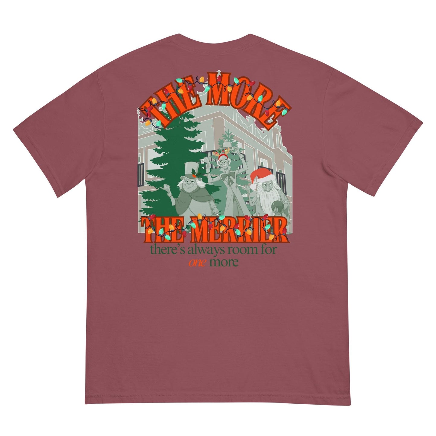 Haunted Mansion Christmas Shirt, Disney Hitchhiking Ghosts Holiday Tee