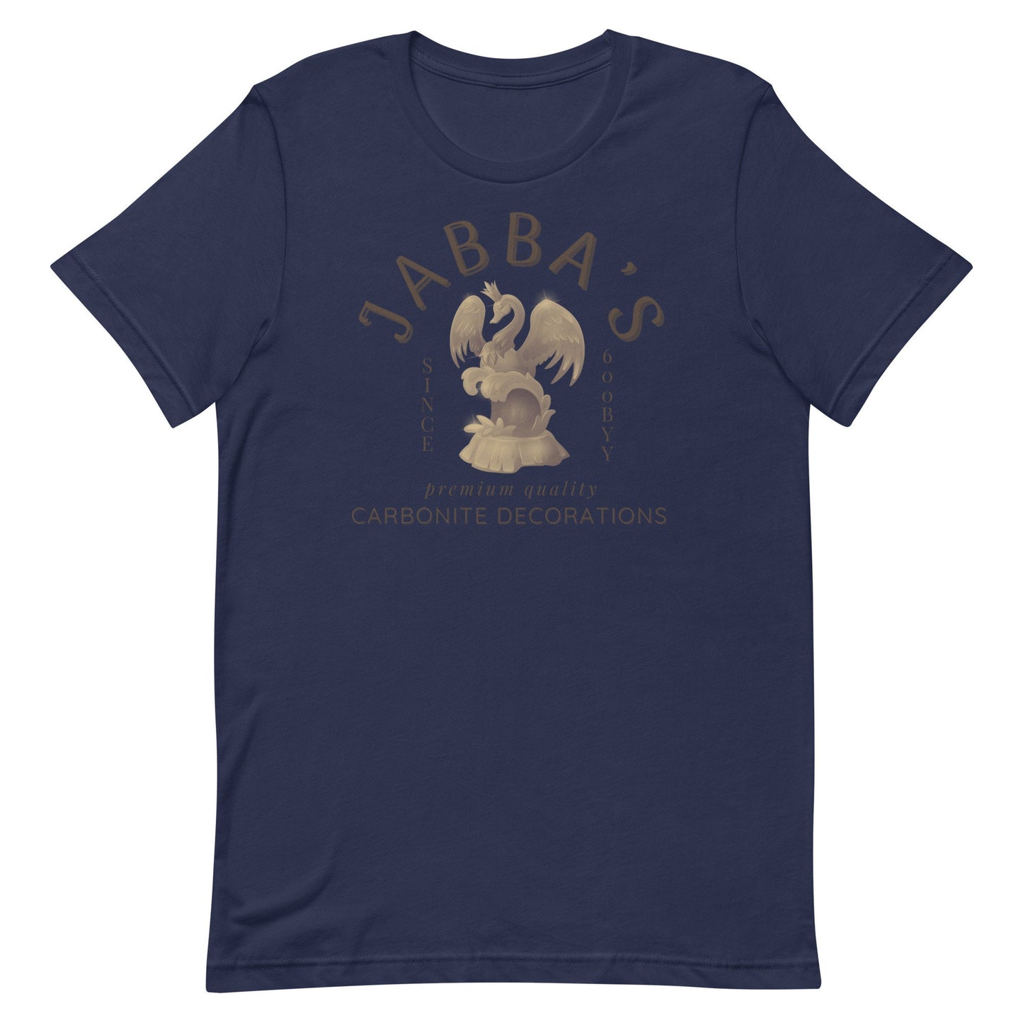 Jabba's Carbonite Decorations,  Bella Canvas Unisex Short Sleeve T-Shirt, Subtle Disney Matching Family Shirts