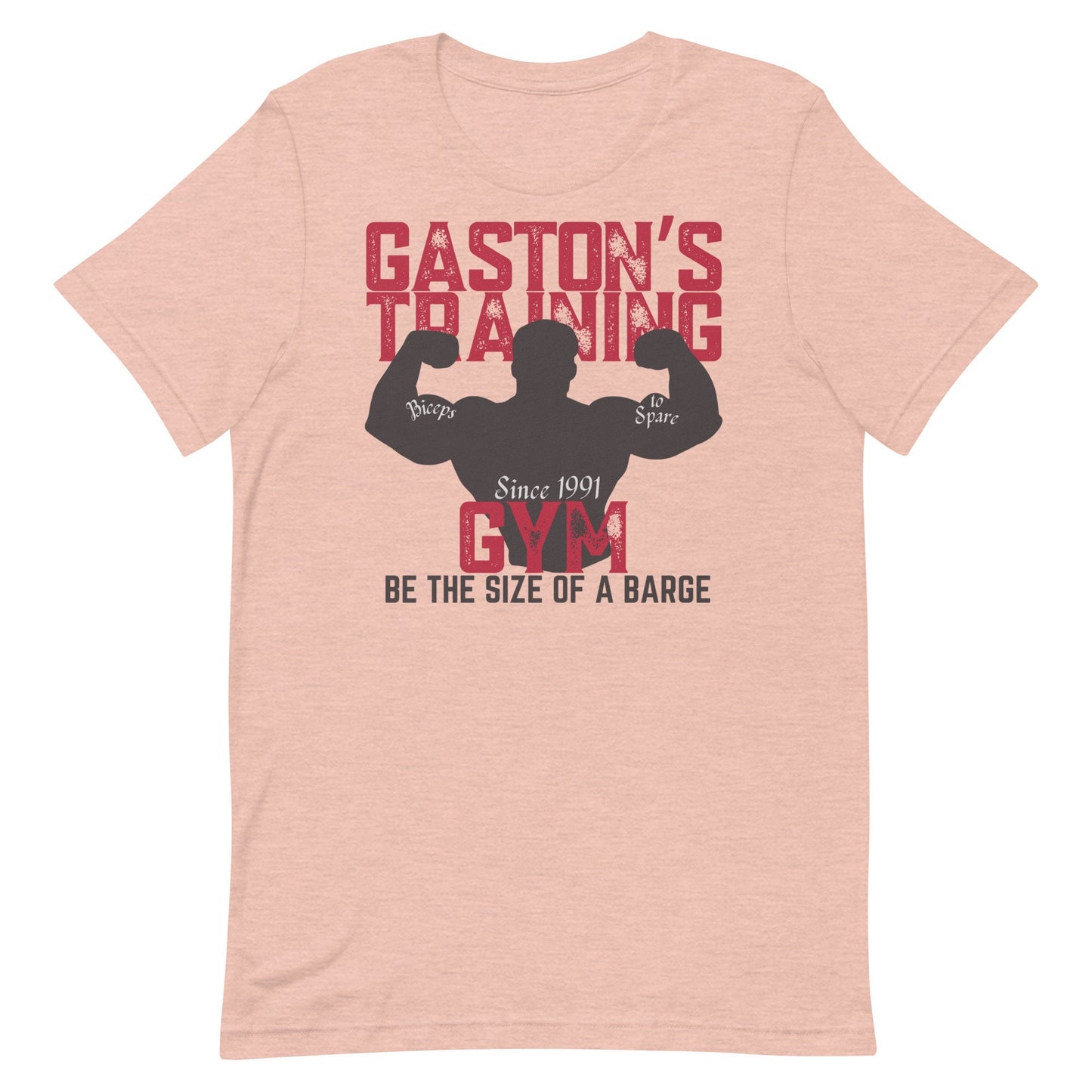 Gaston's Training Gym Shirt, Disney Dad Bella Canvas Tee