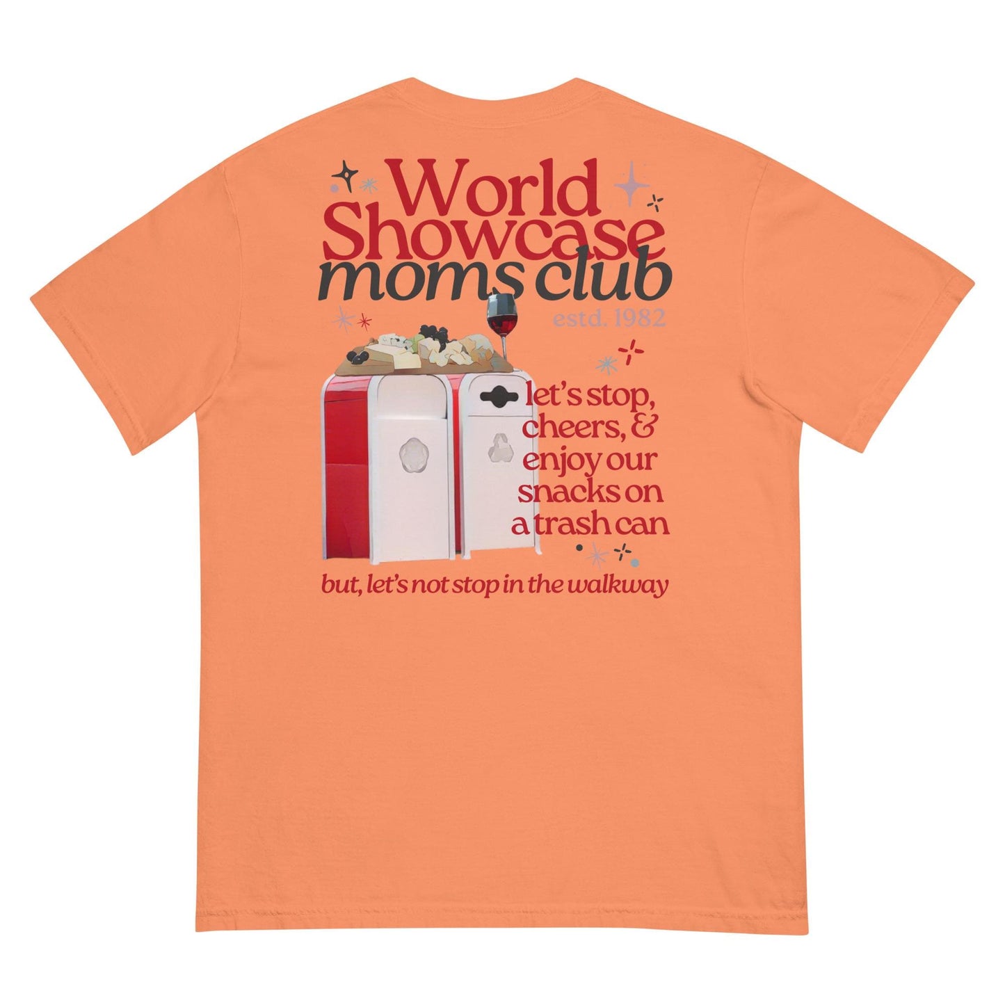 World Showcase Moms Club Comfort Colors Shirt, Funny Disney EPCOT Trip Tee