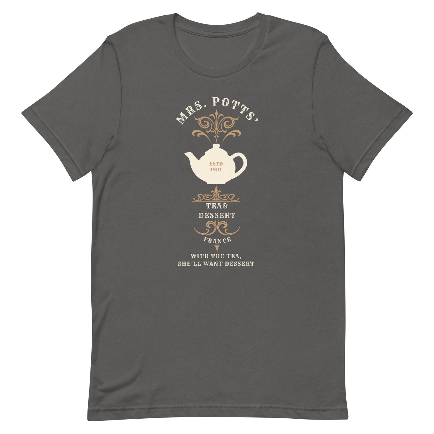 Mrs. Potts Tea & Dessert Bella Canvas Disney Shirt