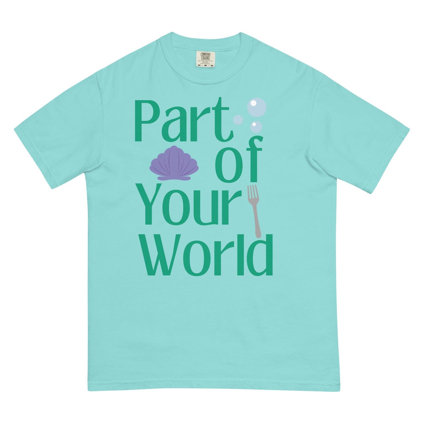 Little Mermaid Inspired Comfort Colors Shirt, Ariel Disney Princess Tee