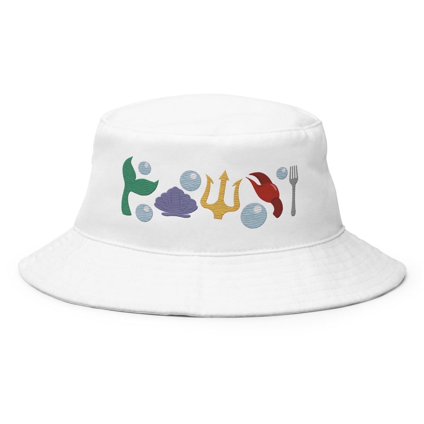 Little Mermaid Inspired Bucket Hat, Disney Princess Cotton Twill Hat