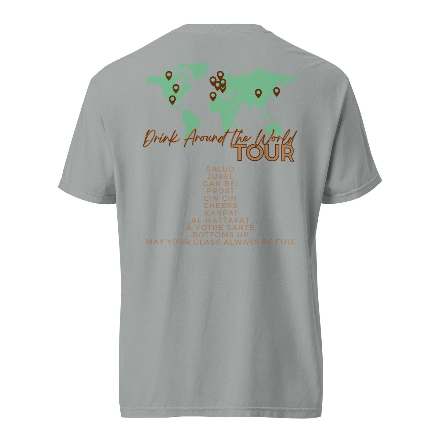 Drink Around the World Tour T-Shirt: EPCOT Group Tee