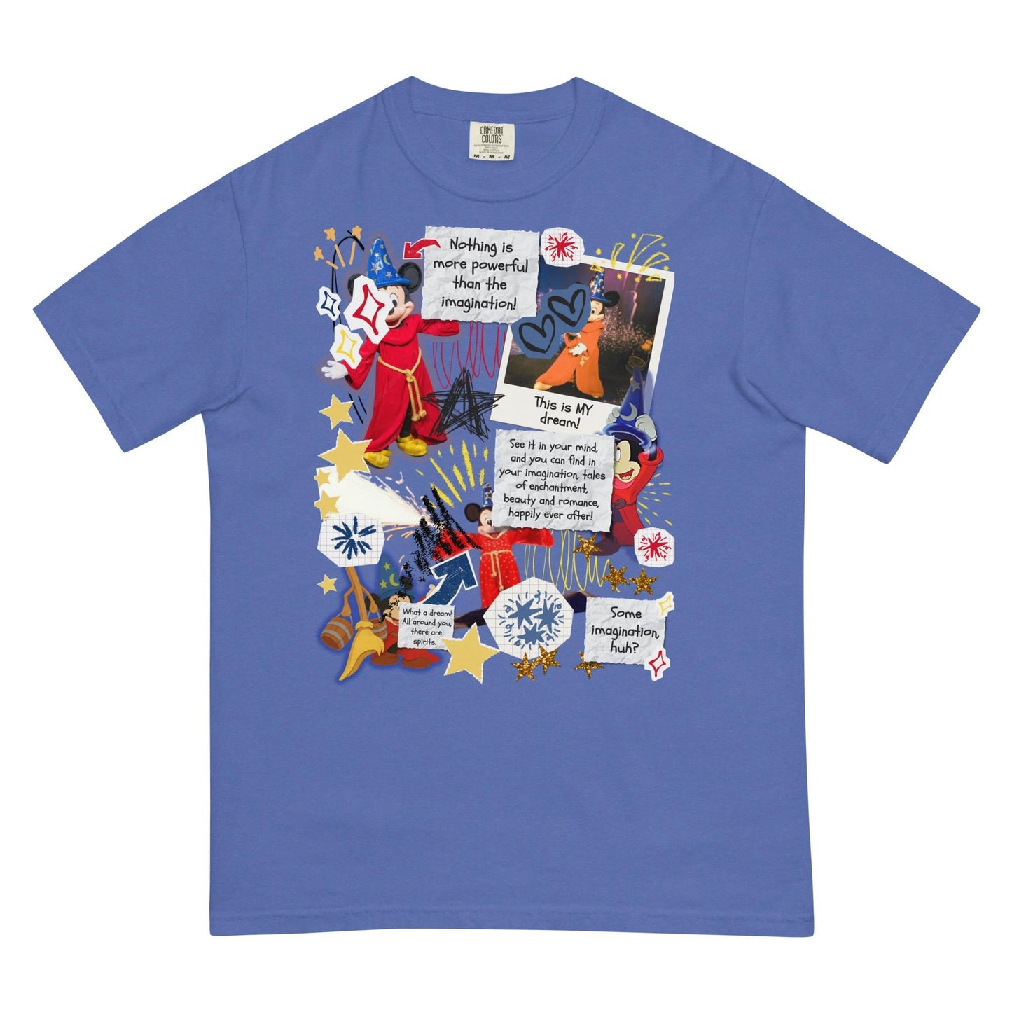 Sorcerer Mickey Scrapbook Junk Comfort Colors Shirt