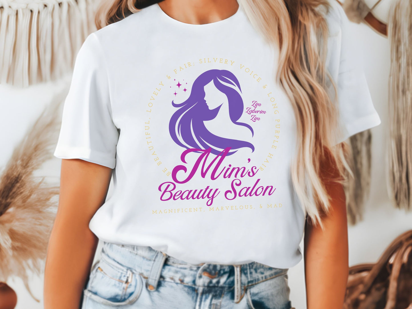 Mad Madam Mim's Beauty Salon Disney T-Shirt, Bella Canvas Unisex Tee