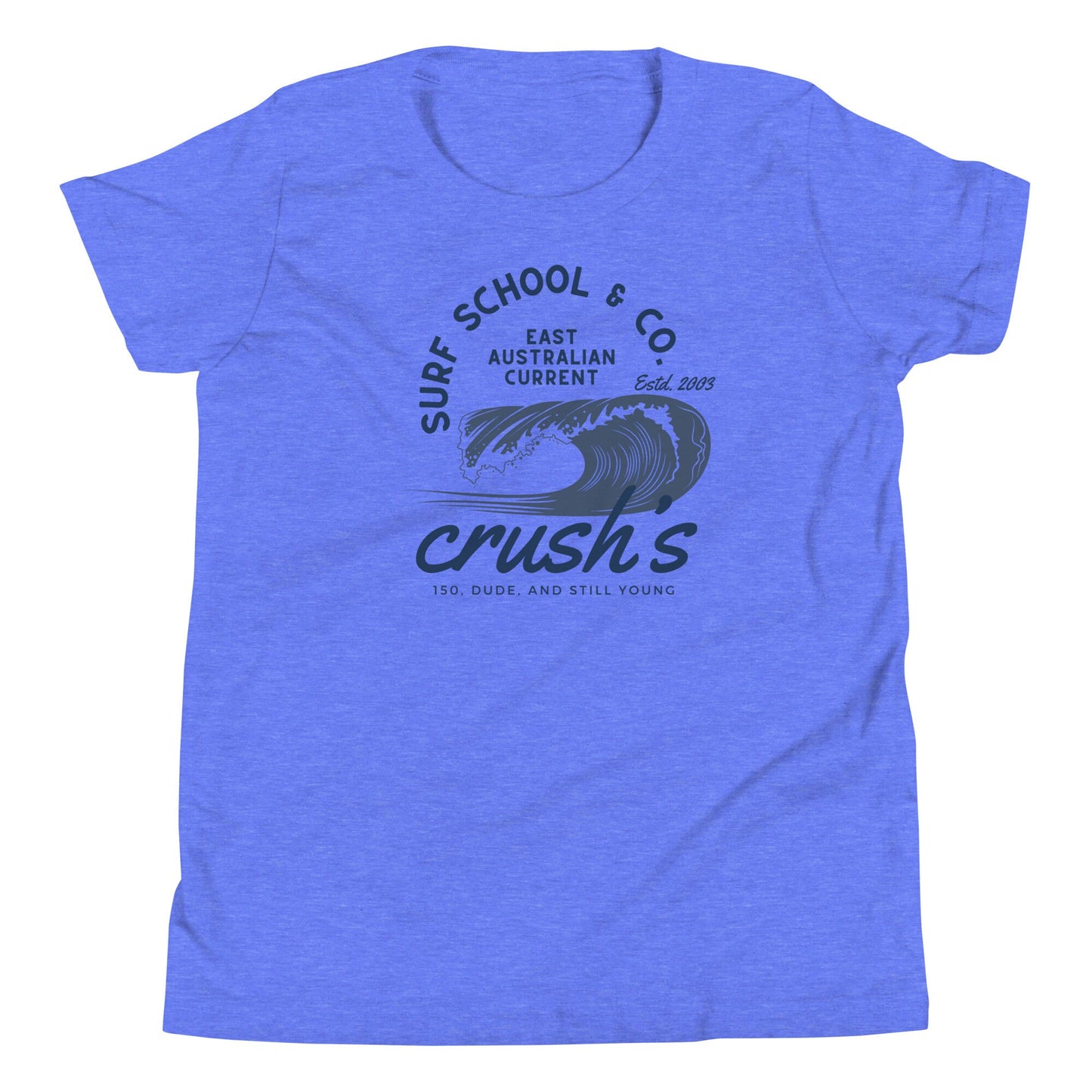 Crush's Surf School Youth T-Shirt, Subtle Disney Family Tee