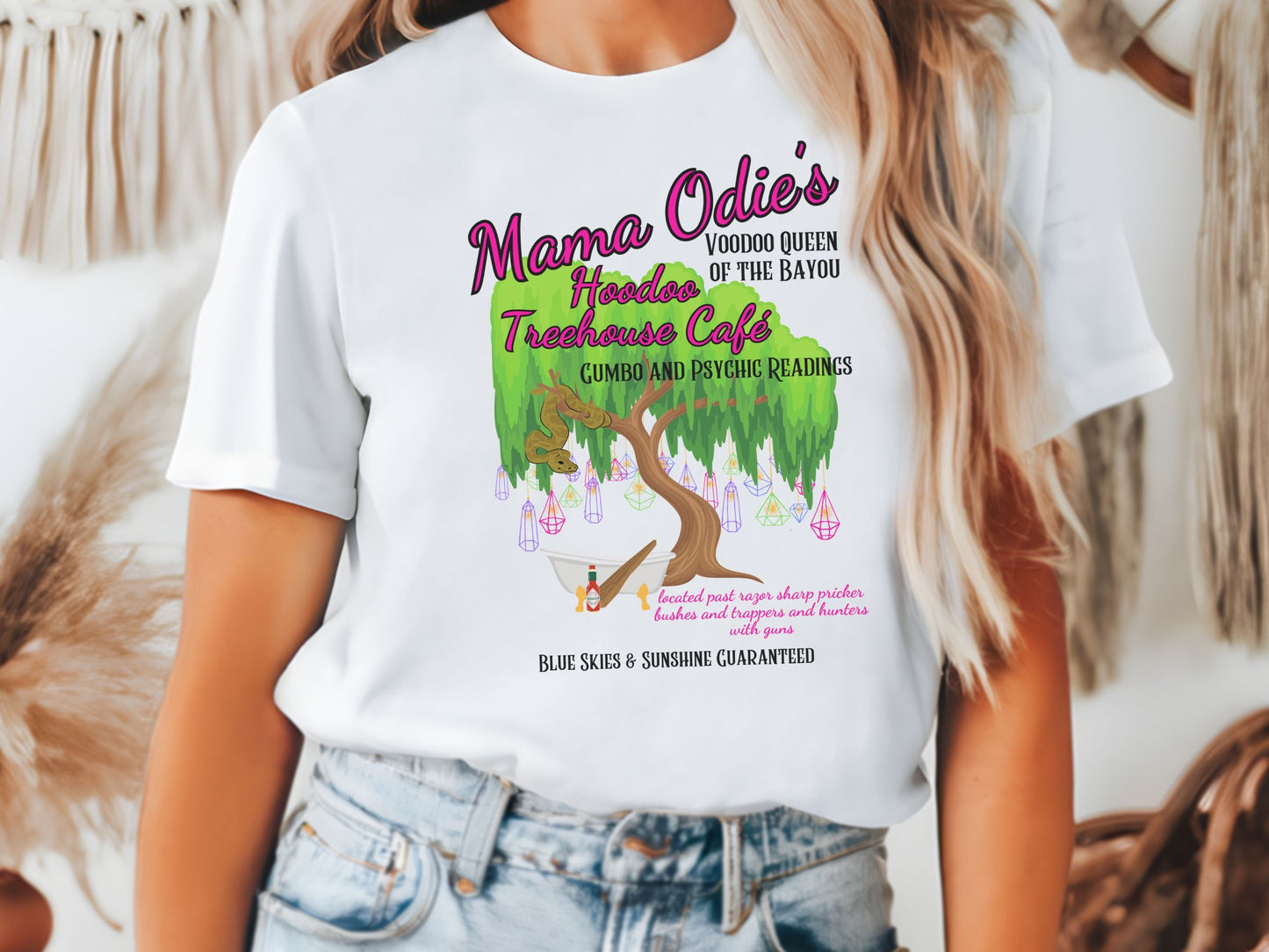Mama Odie's Treehouse Cafe Shirt: Princess and the Frog Bella Canvas Tee