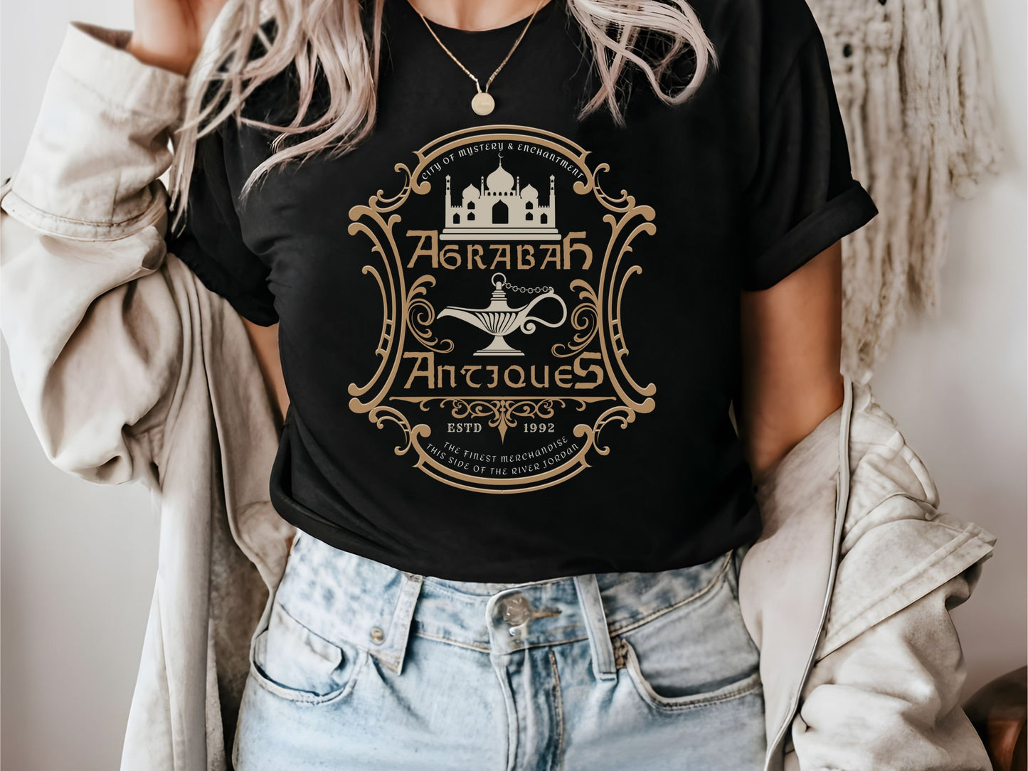 Agrabah Antiques T-Shirt, Subtle Disney Family Tee, Bella Canvas