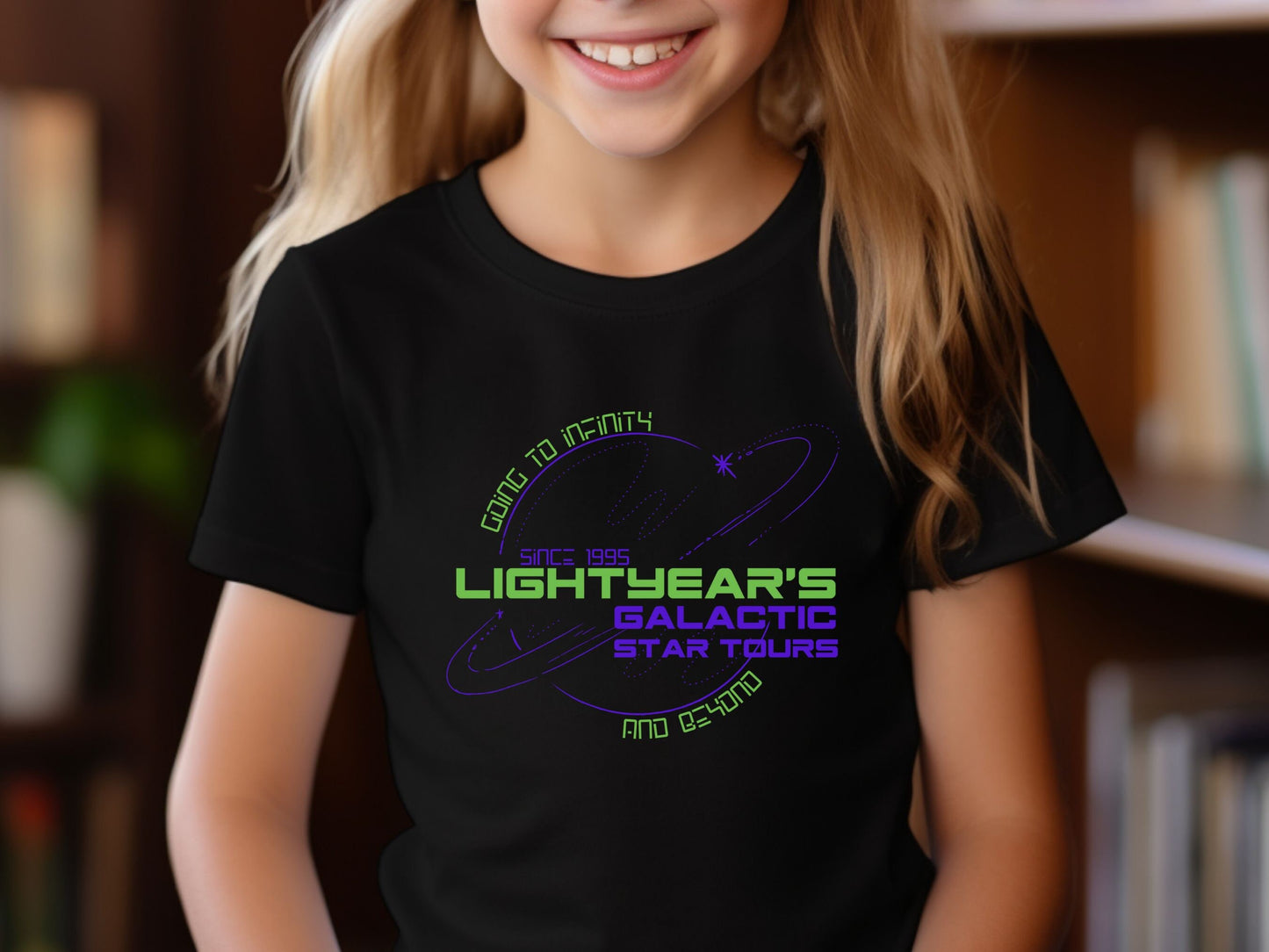 Lightyear Galactic Tours Youth T-Shirt, Subtle Disney Family Matching Bella Canvas