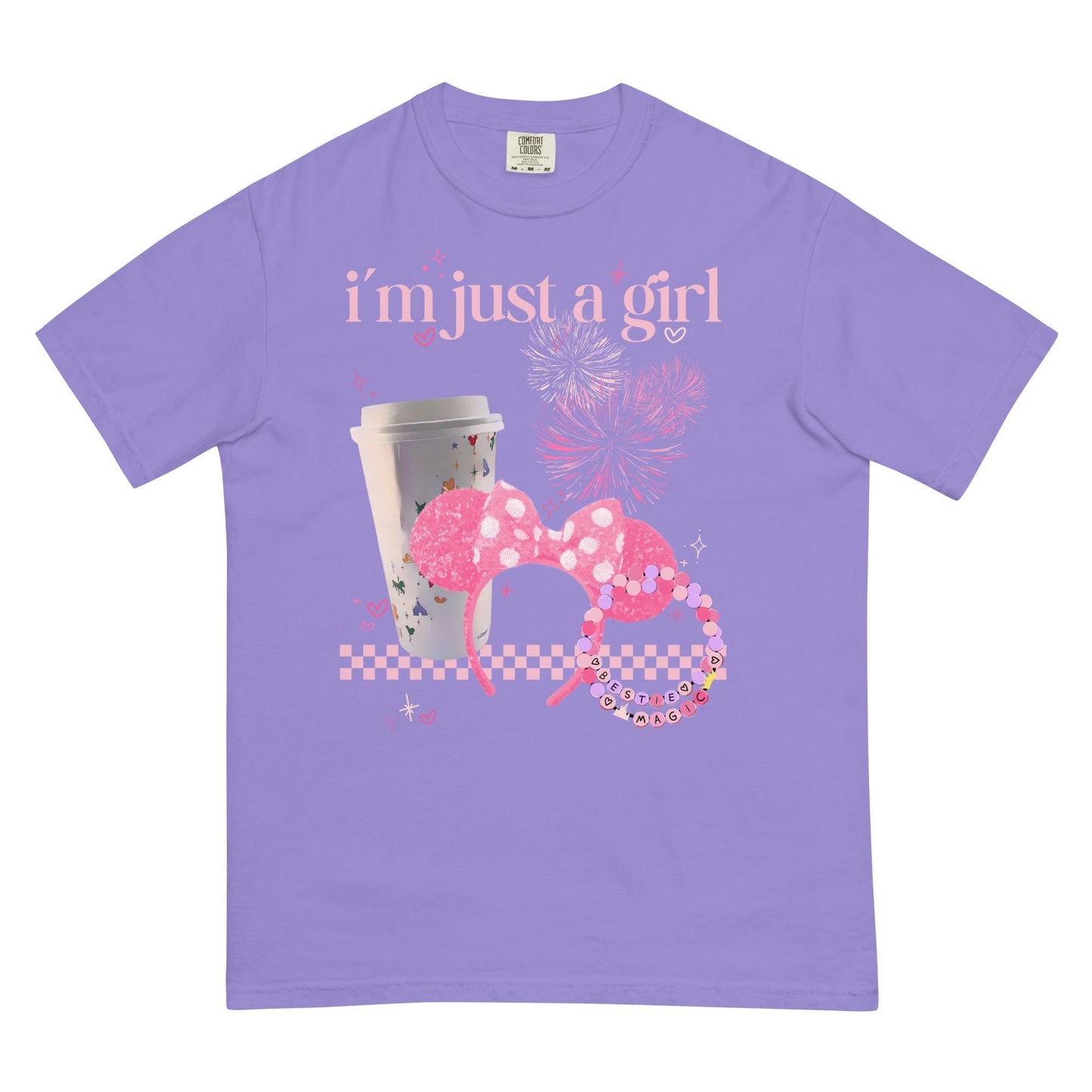 Disney Girls Trip Comfort Colors Shirt, I’m Just a Girl