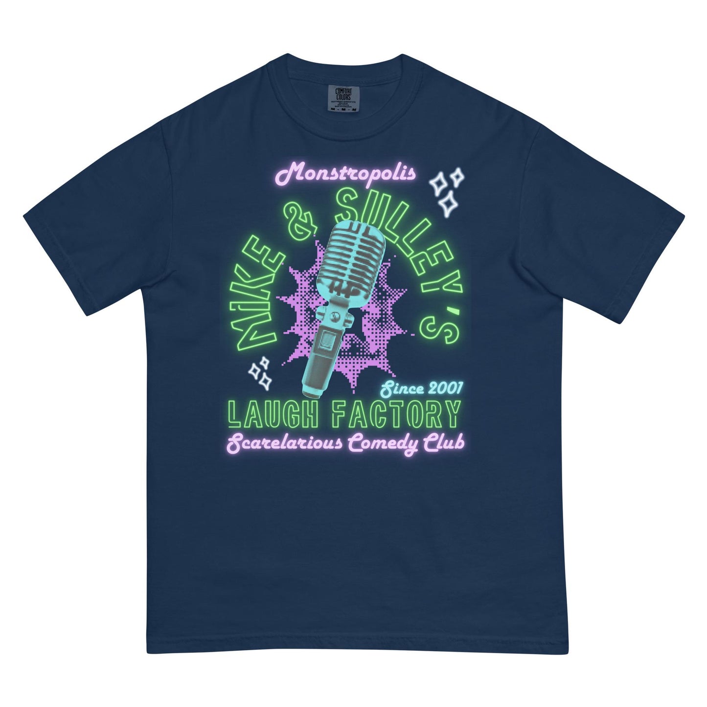 Monsters Inc Laugh Factory Shirt, Disney Pixar Comfort Colors Tee