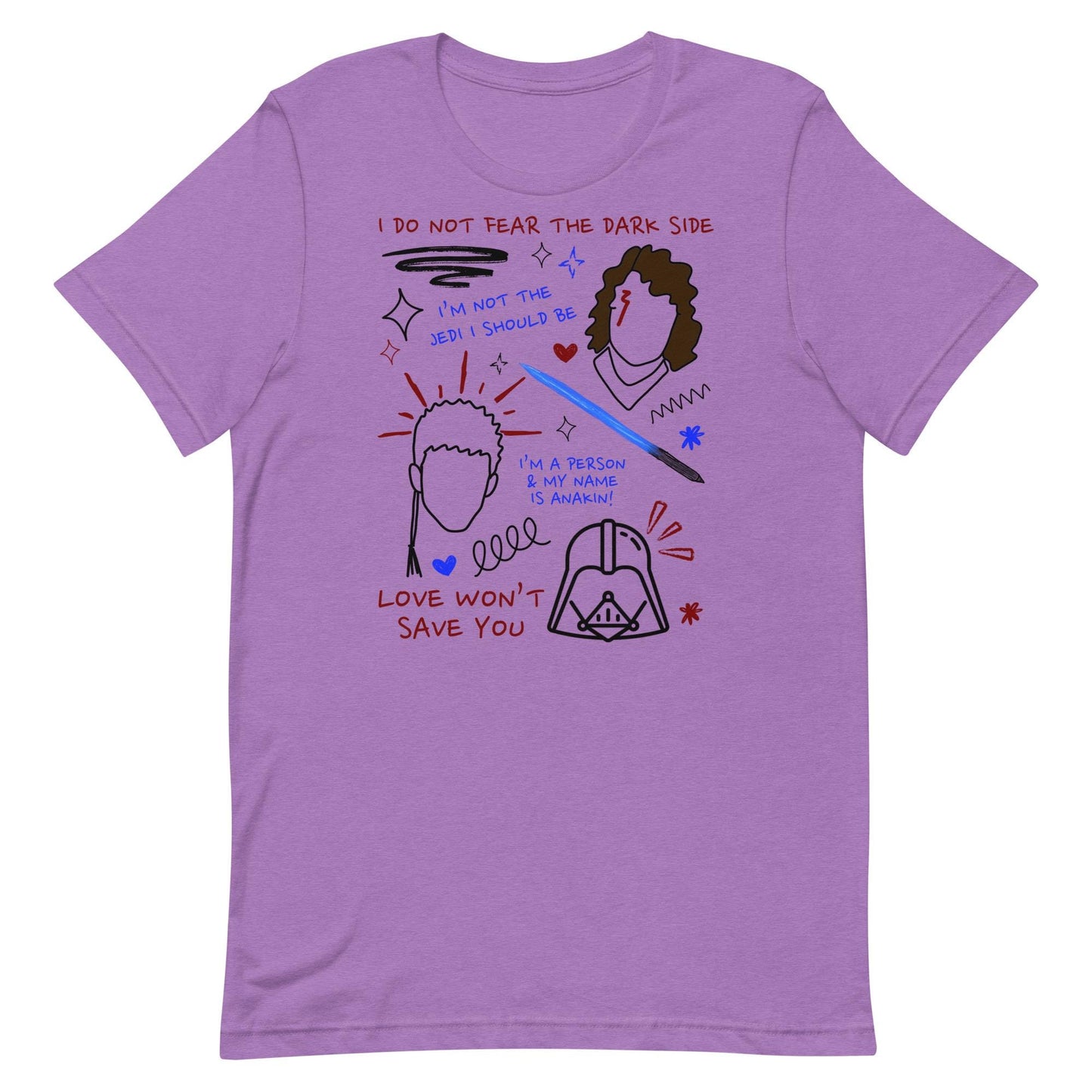 Anakin Skywalker Star Wars Shirt: Trendy Sketch Tee