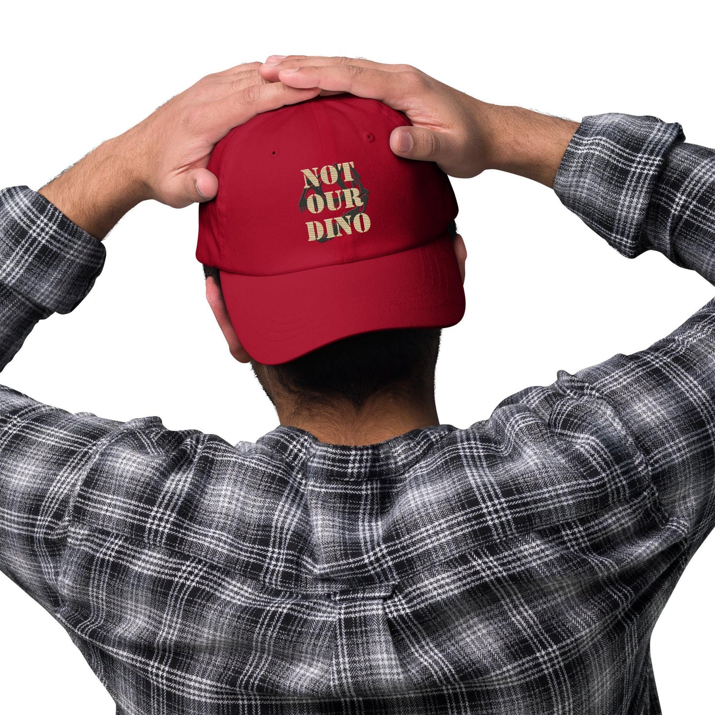 Dinosaur Dad Hat: "Not Our Dino" Animal Kingdom Style