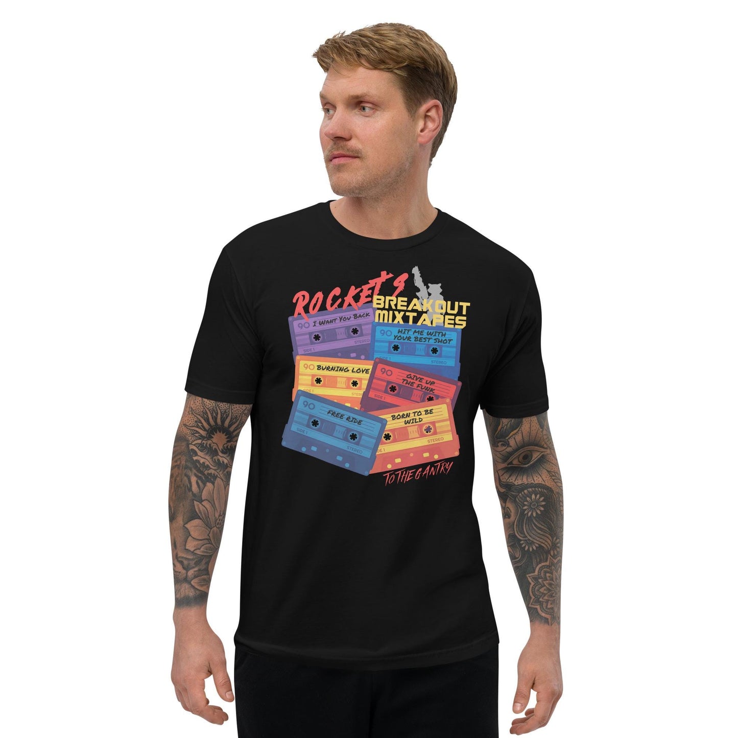 Rocket's Breakout Mixtapes, Guardians of the Galaxy Fan Shirt, Disneyland T-shirt, Disney Dad
