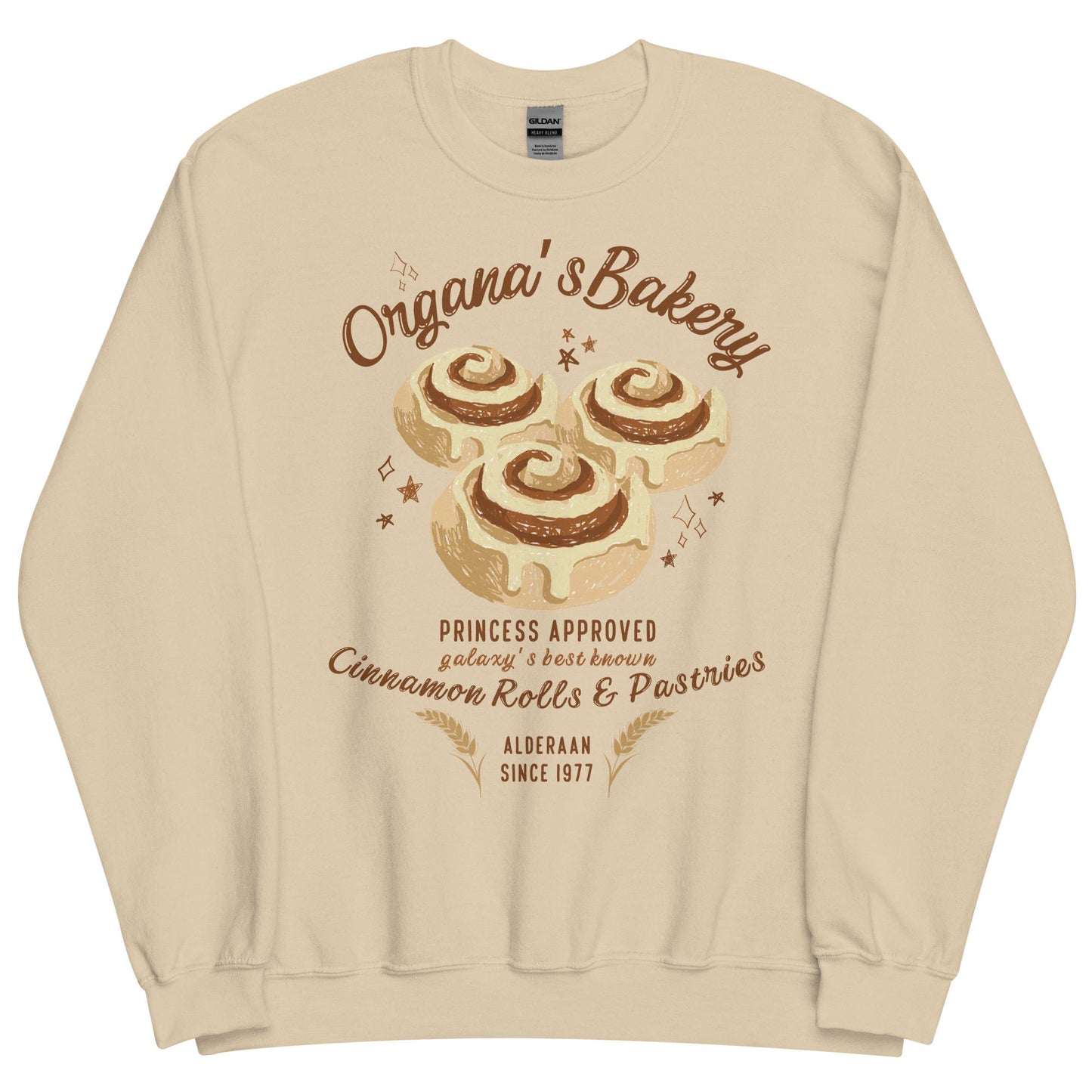 Princess Leia Cinnamon Rolls Sweatshirt: Subtle Star Wars Shirt