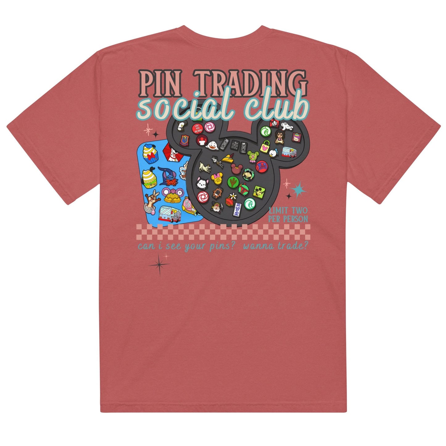 Disney Adult Pin Trading Social Club Shirt