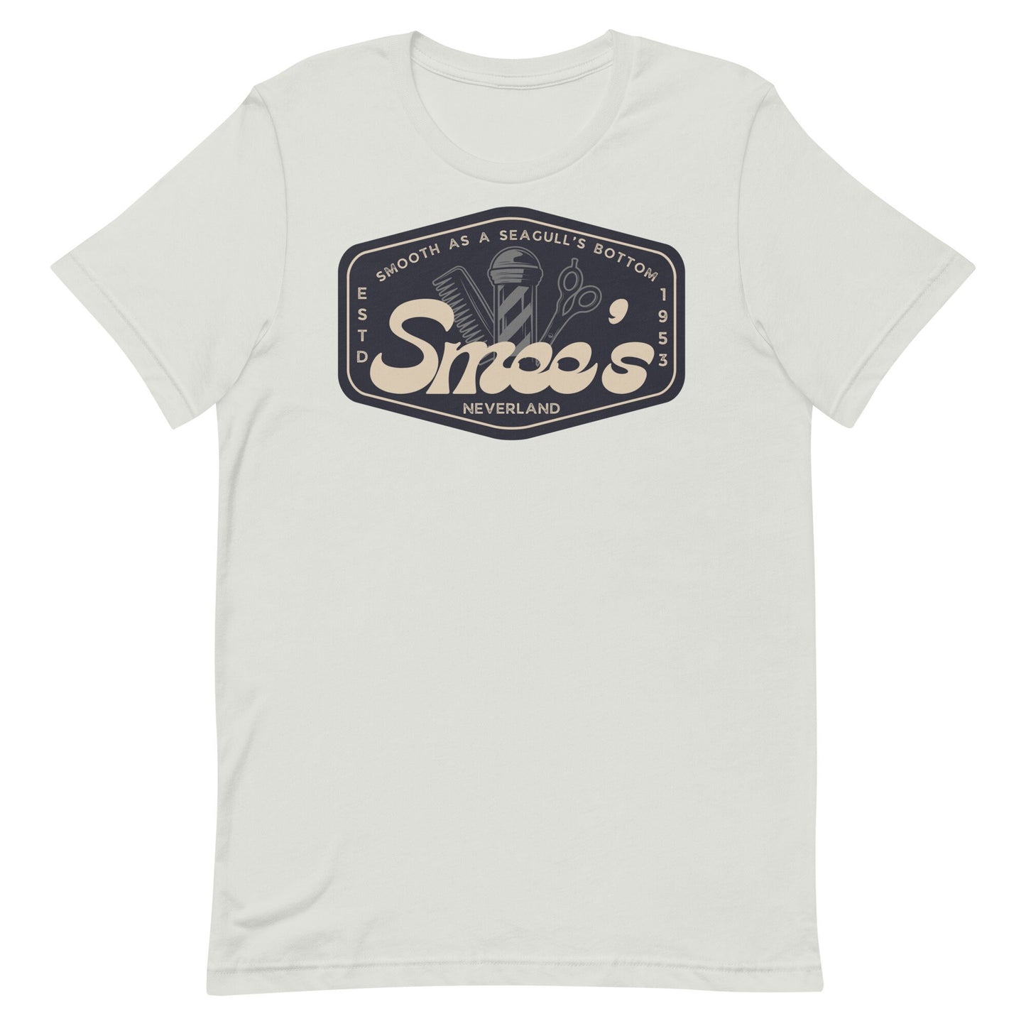 Smee's Barber Shop Bella Canvas T-Shirt, Subtle Disney Dad Shirt