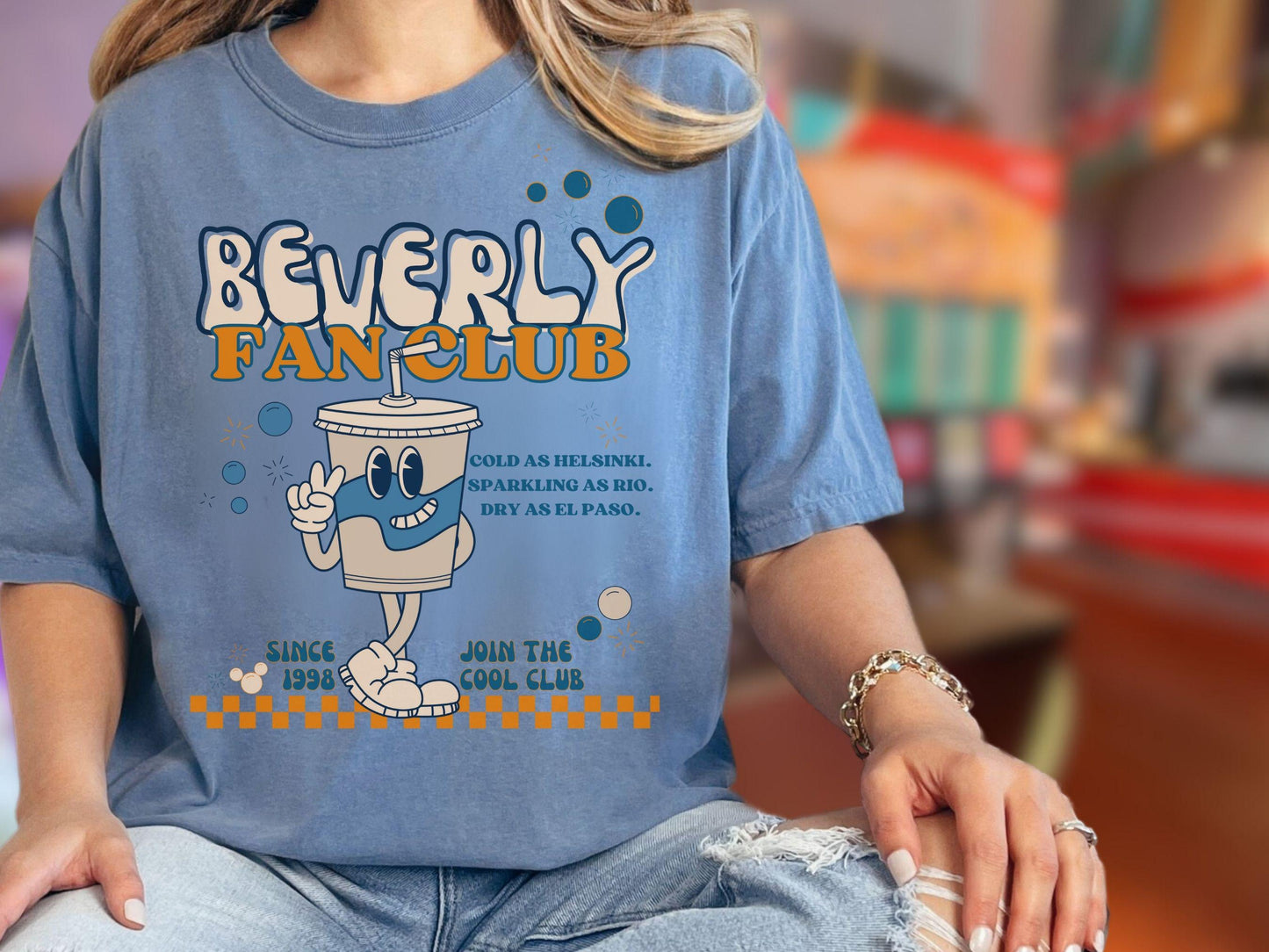 Disney EPCOT Club Cool Beverly Shirt, Comfort Colors Tee