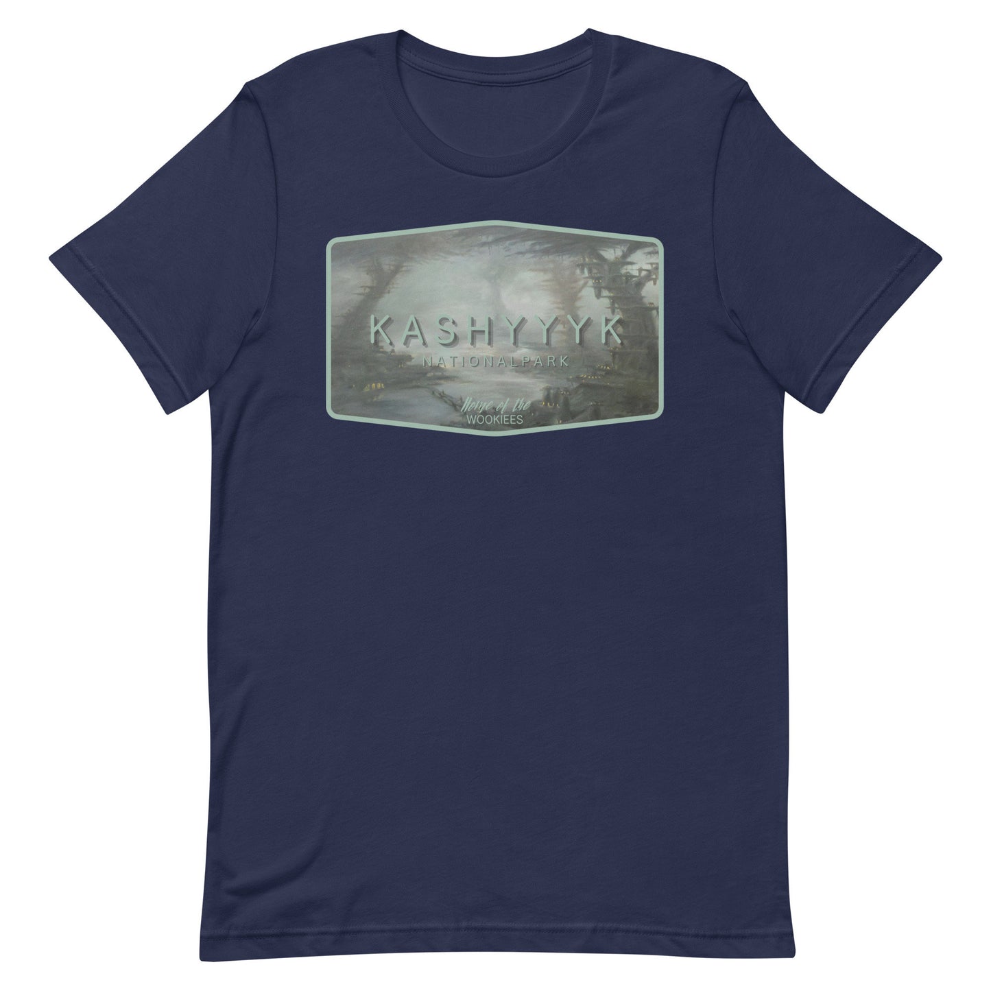 Kashyyyk National Park Shirt, Subtle Star Wars Disney Family Tee