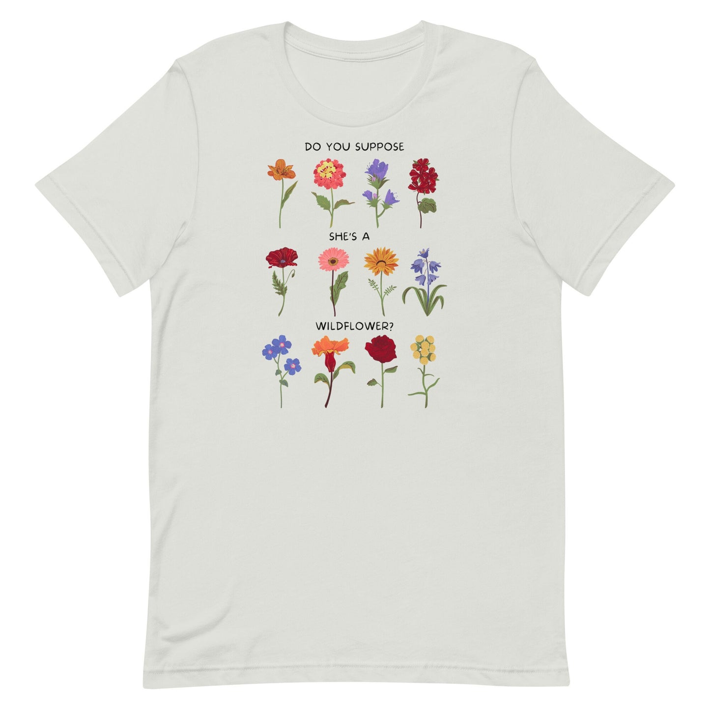 Alice in Wonderland Wildflower T-Shirt – Subtle Disney Bella Canvas Tee