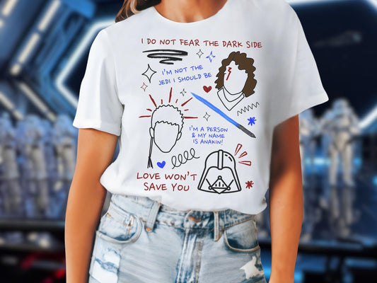 Anakin Skywalker Star Wars Shirt: Trendy Sketch Tee