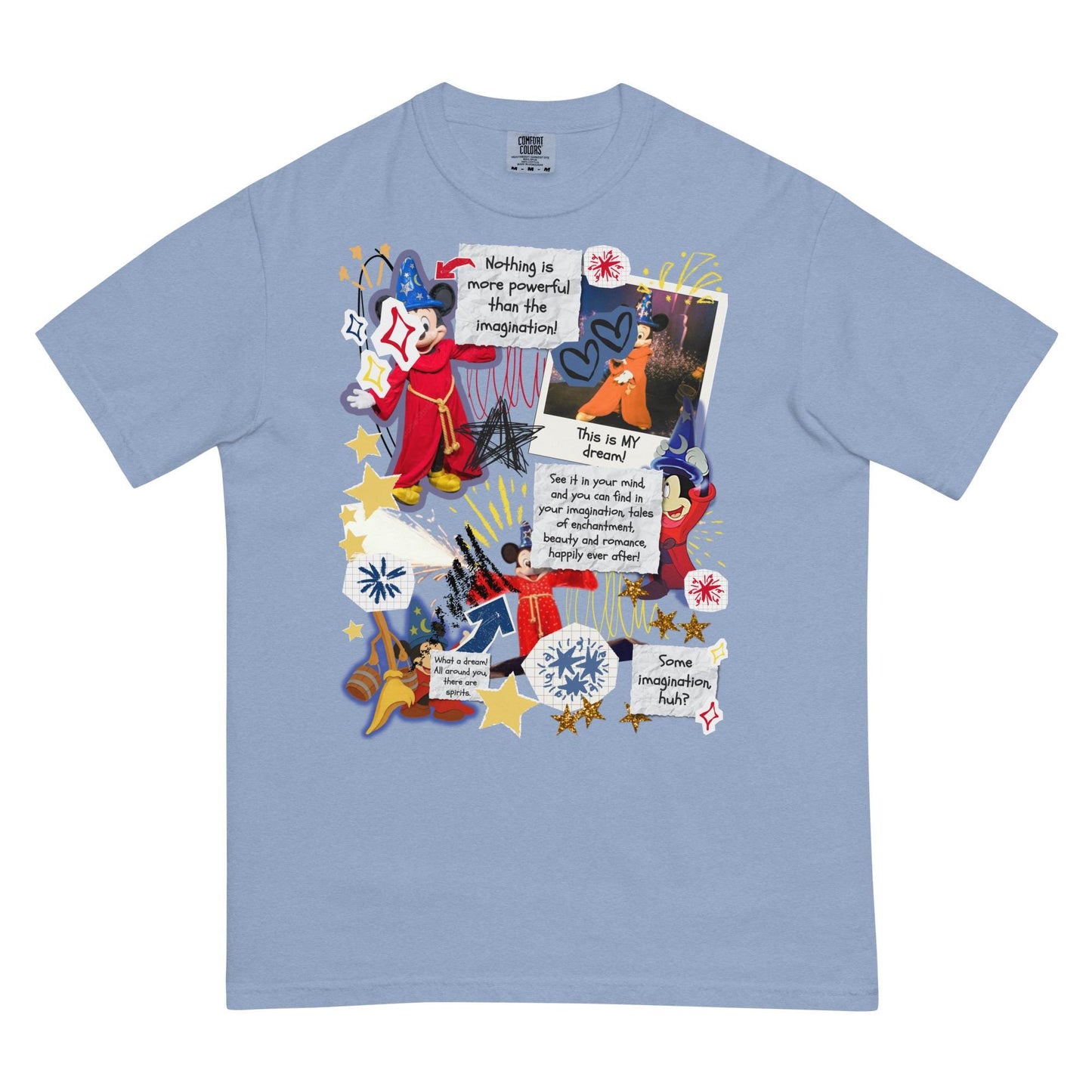 Sorcerer Mickey Scrapbook Junk Comfort Colors Shirt