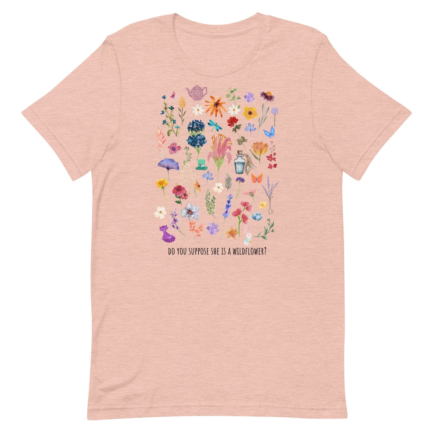 Alice in Wonderland T-Shirt, Wildflower Disney Bella Canvas Tee