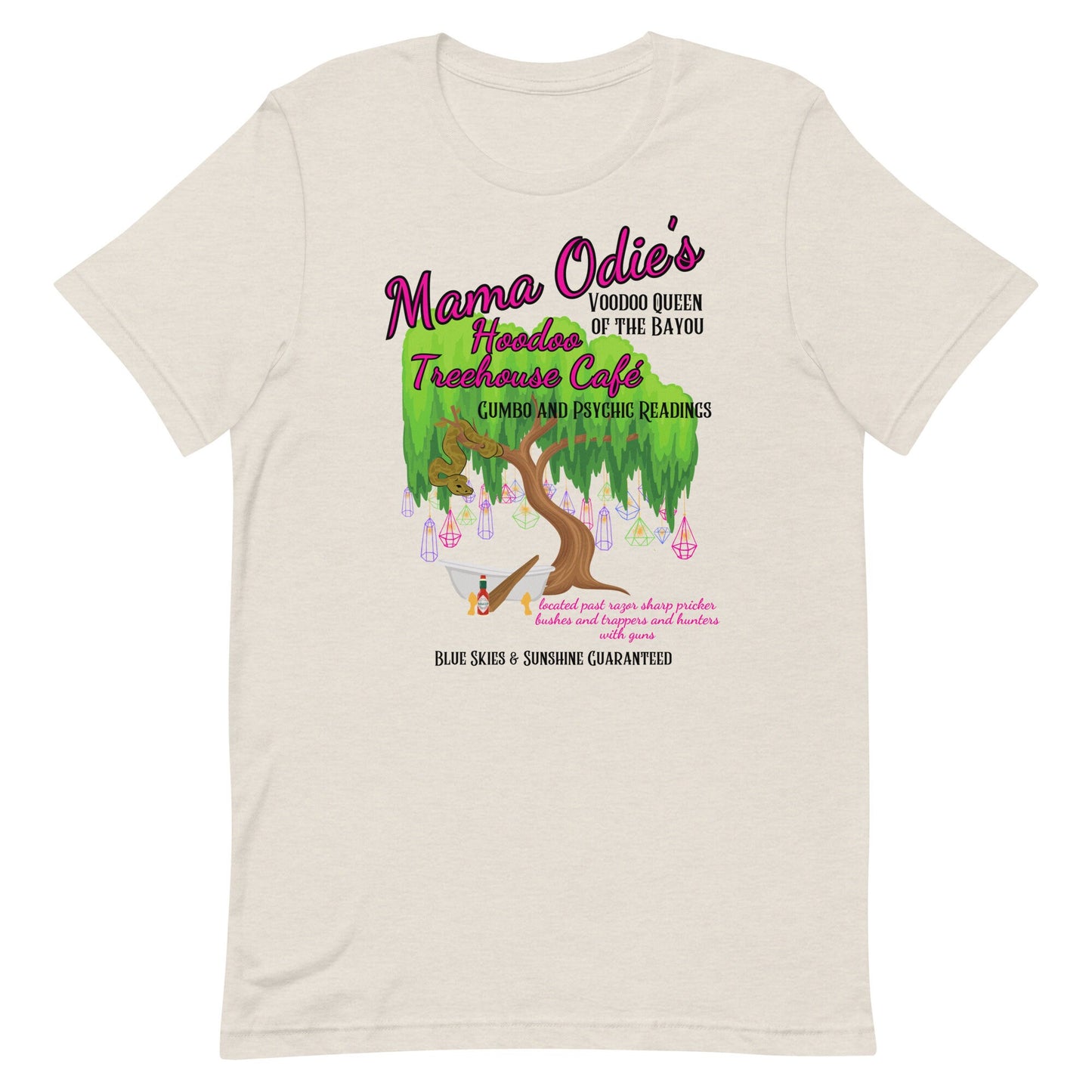 Mama Odie's Treehouse Cafe Shirt: Princess and the Frog Bella Canvas Tee