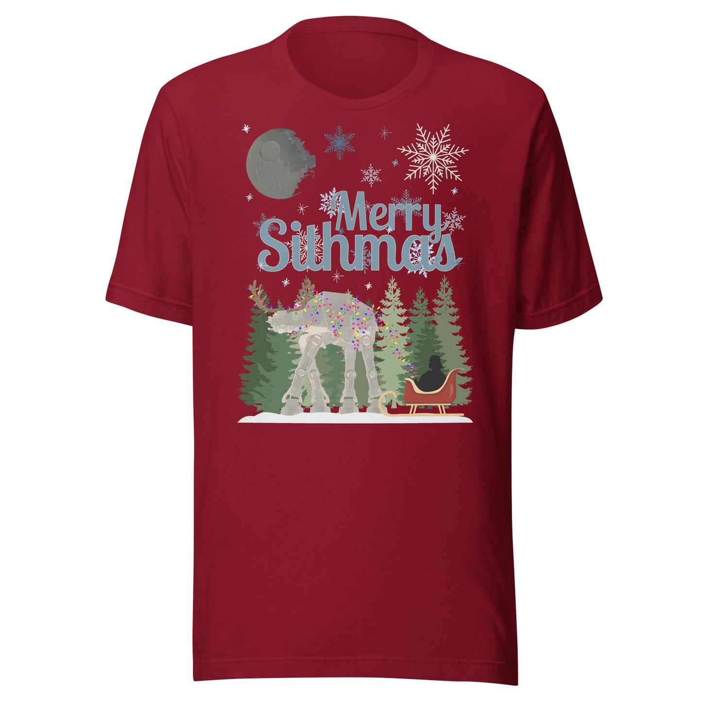 Merry Sithmas Star Wars Christmas Bella Canvas T-Shirt