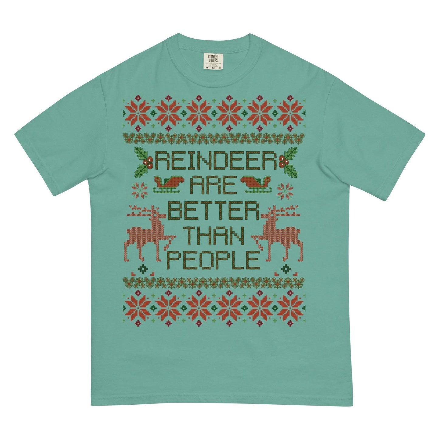 Reindeer Are Better Than People Shirt, Disney Frozen Comfort Colors Tee