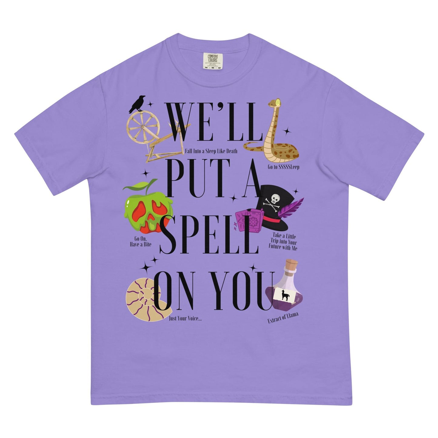 Disney Halloween Villains Shirt, Spooky Comfort Colors Tee